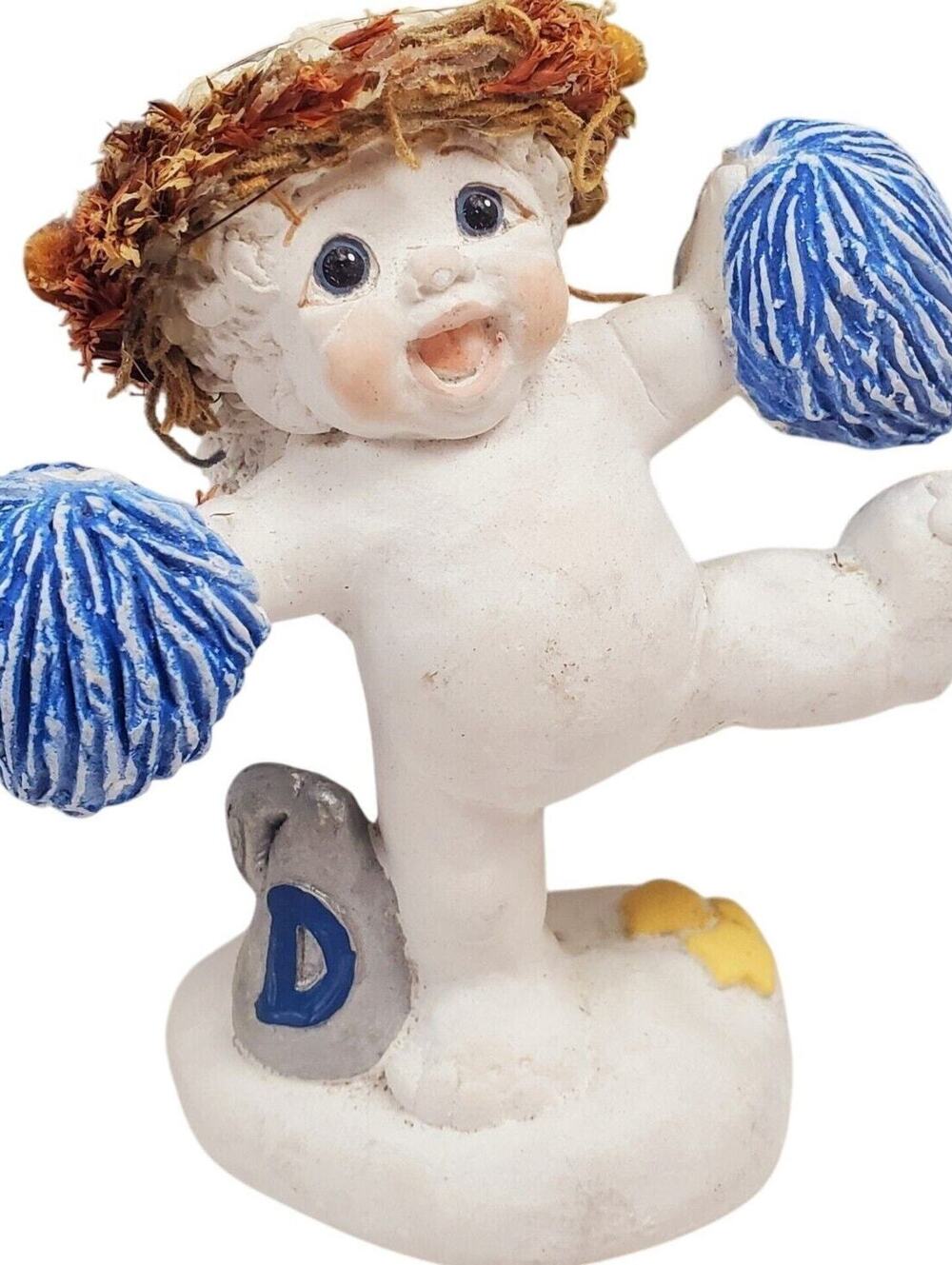 Dreamsicles Cherub Three Cheers Angel 1995 Club Piece Cheerleader Figurine 90s